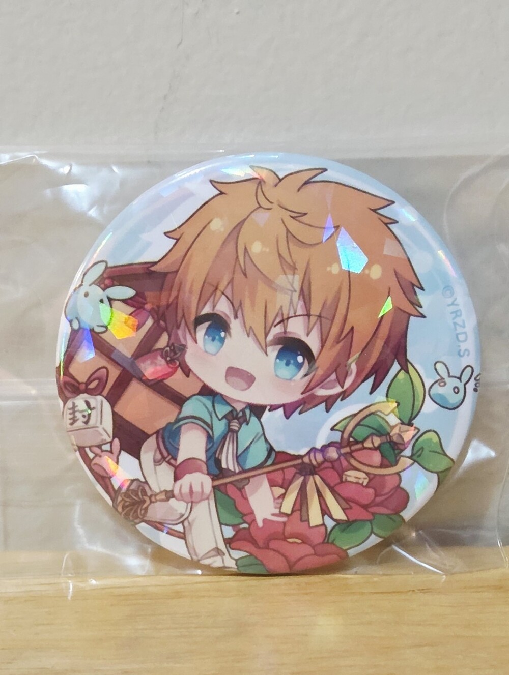 *4 for $30* Toilet-bound Hanako-kun - Kou Minamoto Holographic Can Badge Button